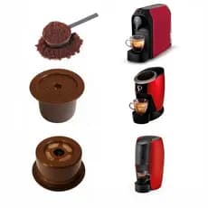 3 Cápsula Três Corações Reutilizáveis Para Passione Lov e Touch Com Colher