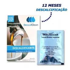 Kit 10 Descalcificantes Limpeza De Cafeteira Expresso Manual ou Automática Para Todos Modelos