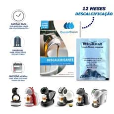 10 Descalcificantes Para Limpeza de Máquina de Café de Cápsula Cafeteira Dolce Gusto