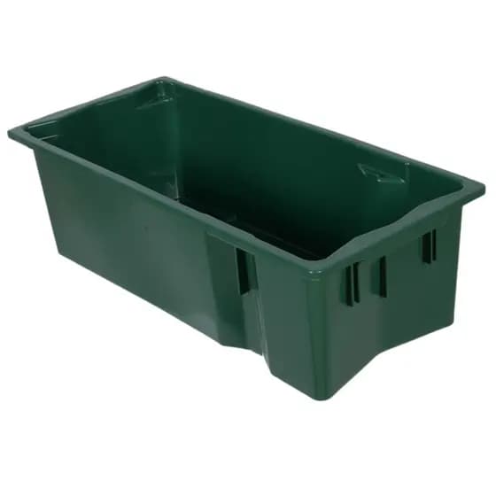 Forma Caixa Polietileno Verde Transporte Leite Eficiente 24L