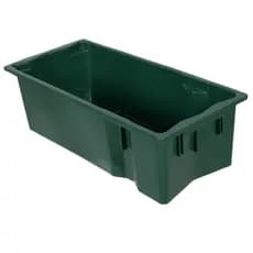 Forma Caixa Polietileno Verde Transporte Leite Eficiente 24L