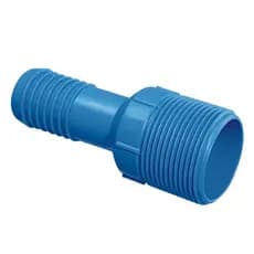 Adaptador De Redução 1' Pe Para 3/4 Azul Com Rosca Externa
