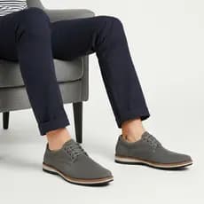 Sapato Social Masculino Casual Camurça Premium Estiloso Moderno Conforto Couro