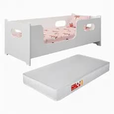 Cama Infantil Montessoriana Encanto Com Colchão Para Quarto Infantil Mini Cama