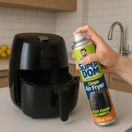 Spray Limpa Air Fryer Alto Poder De Limpeza, Dissolve A Gordura Limpeza Sem Esforço 250ml