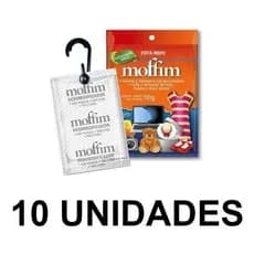 Moffim Antimofo Desumidificador 110g - Kit Com 10 Unidades