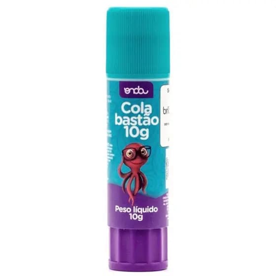 Cola Bastão 10g onda – Ideal para Escola, Papel, Cartolina e Artesanato