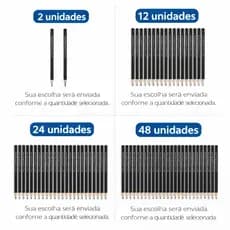 Lápis Preto Onda HB Sextavado Resina Unidade, 12, 24, 48 ou 72 Unidades ESCRITORIO