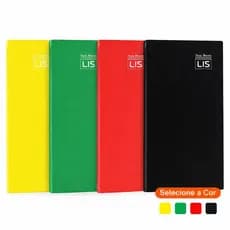 Caderno Brochura 1/4 140x200mm 96 Folhas Cores Sortidas Unidade