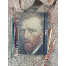 Caderno Sketchbook - Vicent Van Gogh - Capa dura 15x21,5 cm - 100 páginas 180g - Miolo Liso