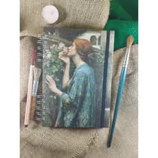 Caderno Sketchbook  - A alma da rosa - Capa dura 15x21,5 cm - 100 páginas 180g - Miolo Liso