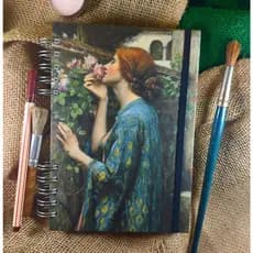Caderno Sketchbook  - renascimento - romantismo  - Capa dura 15x21,5 cm - 100 pg 180g - a alma da rosa