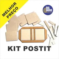 Kit capas papelão bloquinho Chaveiro 100 capas 4,5x5,5cm  e 50 lombadas 5,5x1cm Opção: COM OU SEM GABARITO