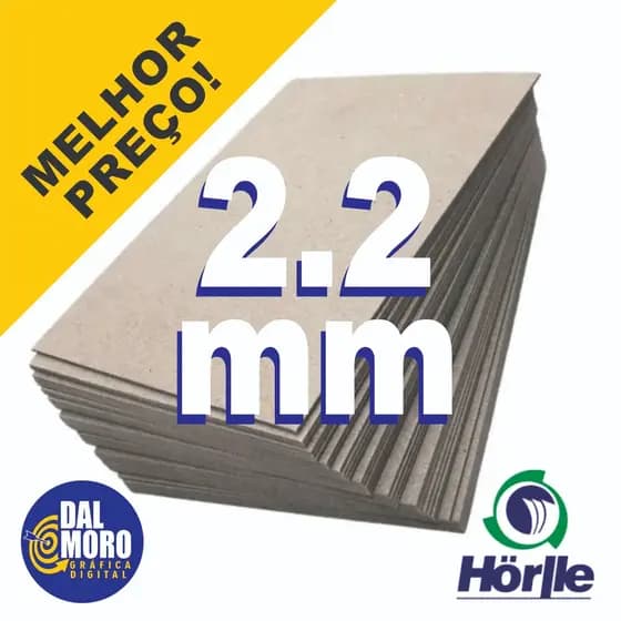 Papelão Cinza Holler 2,2mm - Diversas Medidas