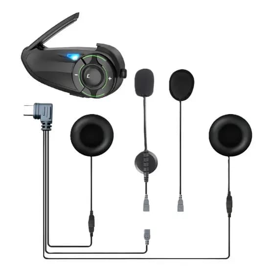 Microfone Fone Tipo C Ouvido Intercomunicador Q8 Original