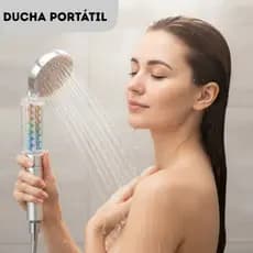 Ducha Portátil Manual Banho Camping Acampamento Viagem Pressão Ajustável Banheiro