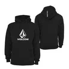 Moletom Volcom Streetwear Skate Surf Algodão Com Capuz Adulto e Infantil Unissex