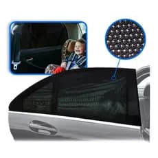 Capa Cortina Proteção Solar Anti Vento Protetora Crianças Janela Carro