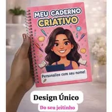 Caderno Personalizado 1/4 com Espiral - Caderno Criativo Estudos Finanças Agenda Planner