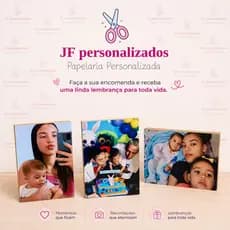 Bloco MDF Personalizados com Foto 10x15 Presente Criativo Exclusivo Decoração