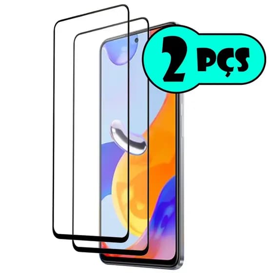 Kit com 2 Películas 3D da Tela vidro forte para Xiaomi Redmi note 11
