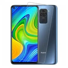 Película de vidro temperado transparente sem bordas para tela de Xiaomi Redmi Note 9