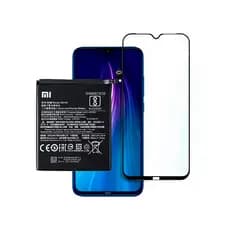 Película de vidro 3D + bateria Bn46 para Xiaomi Note 8