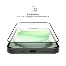 Pelicula de proteção vidro forte 3d para iphone 15
