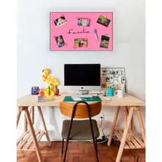 Painel Mural Magnetico De Fotos e Lousa - Planner