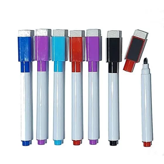 Caneta C/ Apagador P/ Quadro Branco E Lousa Magnetica-50 un