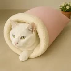 Cama Toca Para Gatos - Saco de Dormir Ultra Macio em Sherpa e Pelúcia