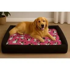 Cama Pet Impermeável Grande  e Media 70x50cm - 100% Lavável Confortável Para Cachorro Gato