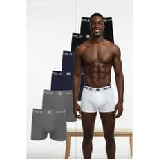 Kit 6 Cuecas Boxer Polo Wear Original Microfibra Sem Costura | Conforto Premium, Leve e Respirável | Masculina Dia a Dia