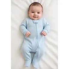 Macacão de Bebê Liso em Algodão – Conforto e Praticidade (RN ao M)