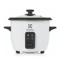 Panela Elétrica Electrolux vapor arroz  panela removível antiaderente tampa vidro RCB50 branca por Rita Lobo​ 127v