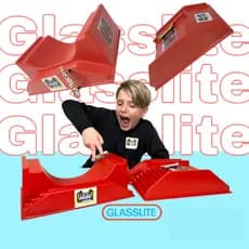 2 PISTA 2 SKATE DEDO RAMPA GLASSLITE HALF CORRIMÃO ESCADA  VERMELHA AR LIVRE 1 SKATE LIXA 1 SKATE PLÁSTICO