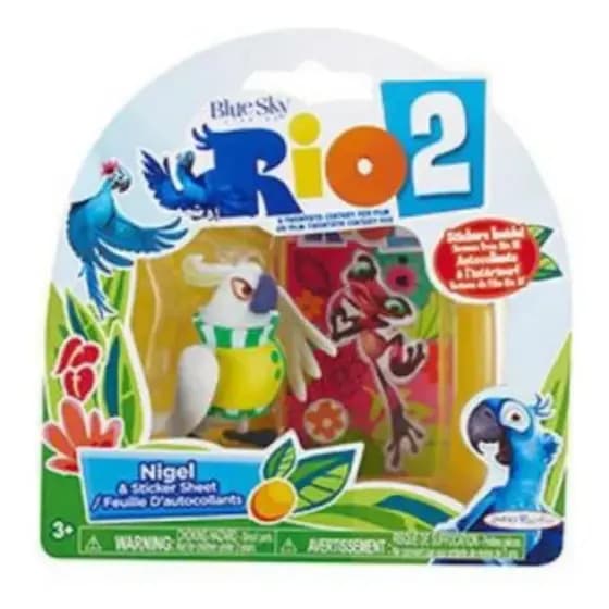 Boneco Nigel  6cm Do Filme Rio 2 Colecionável Sunny