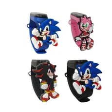 Relógio infantil Sonic / Relógio digital LED/ /Relógio turma Sonic/Relógio amy rose