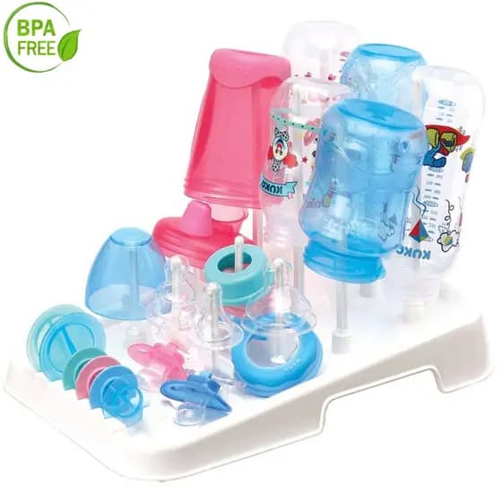 Escorredor Para Mamadeiras e Acessórios Kuka Nuk Mam Fisher Price Com Suportes