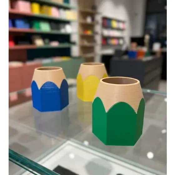 Porta Lápis Canetas Decoração Divertida Sala Mesa Escritório Escrivaninha Home Office Papelaria