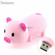 Pendrive Dos Desenhos Animados Porco 2T 1T 128GB 64GB 32GB 16GB 8GB 1GB Pendrive1TB 2TB Flash Drive Usb Alta Velocidade