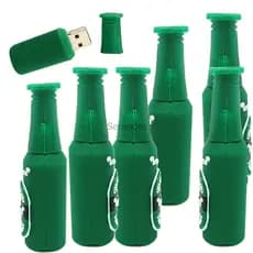 Usb Stick 128GB Pendrive Unidade Flash Gb 64 1GB 8 16 32GB Garrafa De Cerveja Real Capacidade Memory Pen Drive U Disk