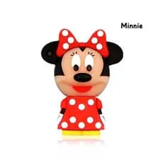Pendrive Bonito Dos Desenhos Animados 128GB Minnie Mouse 1GB 8GB 16GB 32GB 64GB Pendrives 1TB 2TB Vermelha