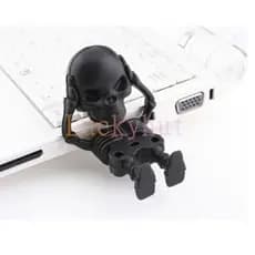 Pendrive Horror De Caveira Preto Esqueleto USB-8GB 16GB 32GB 64GB 128GB
