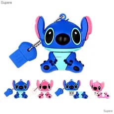 Pendrive Bonito Ponto 64GB 128GB 1TB 2TB Rosa Azul 2 USB Flash Drive 1GB 8GB 16GB 32GB Pen