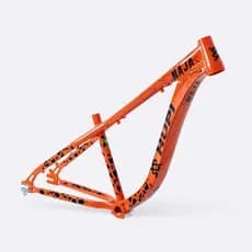 Quadro 26 , 27,5 HUPI Naja V9 Laranja – Gancheira Horizontal , freeride , dirt jump