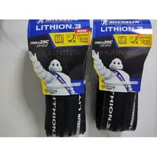 Par Pneu Michelin Lithion 3 700x25 Performance3x 60tpi  Kvlr pneu de pista  estrada velocidades