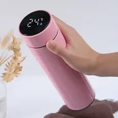 Garrafa Térmica Inteligente Sensor De Temperatura Digital Led Quente Gelado Café Água