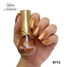 Esmalte Miss Artistic Laço 14ml Glitter 712