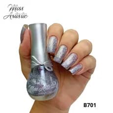 Esmalte Miss Artistic Laço 14ml Glitter 701